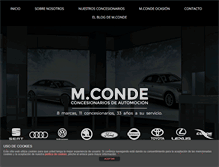 Tablet Screenshot of mconde.com